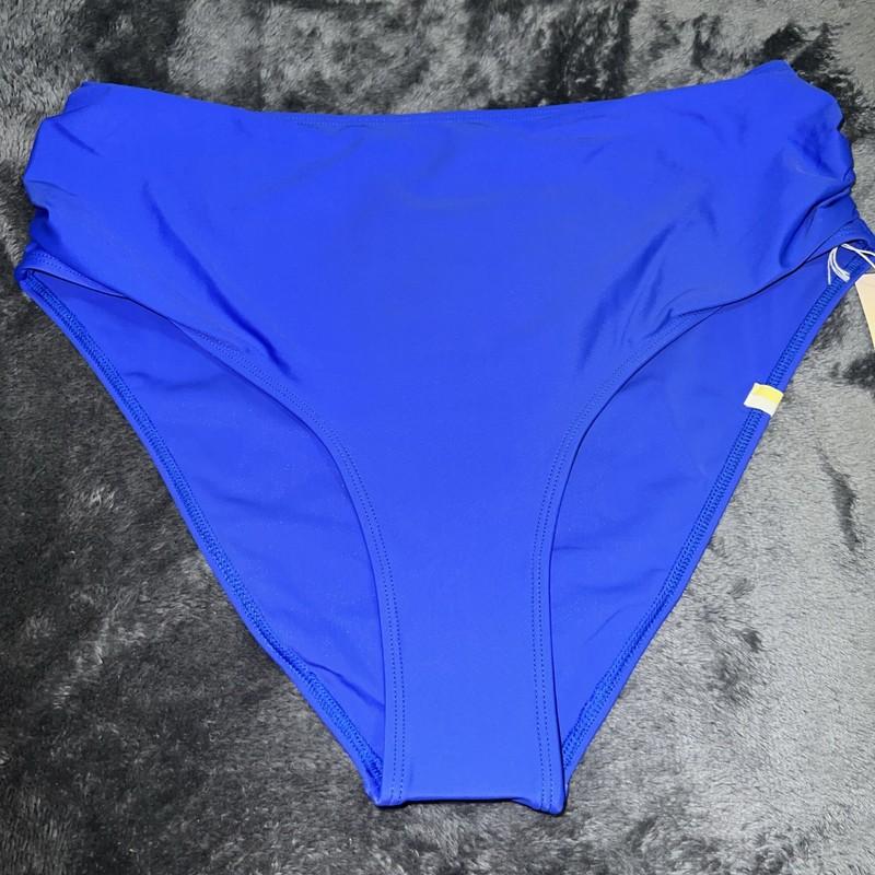 Size 8 SUMMERSALT High Leg Mid-Rise Women’s Bikini Bottoms Hydrangea