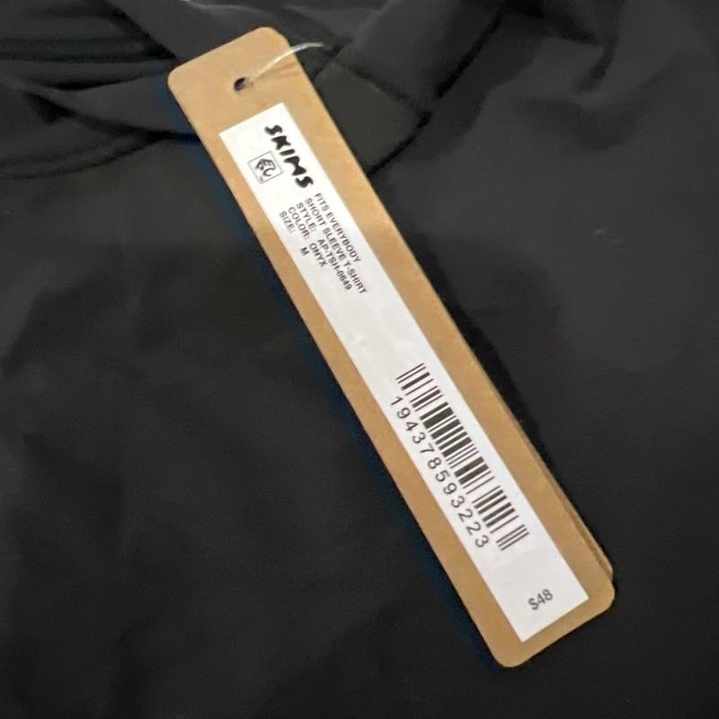 Skims Fits Everybody Short Sleeve T-shirt Size Medium Onyx