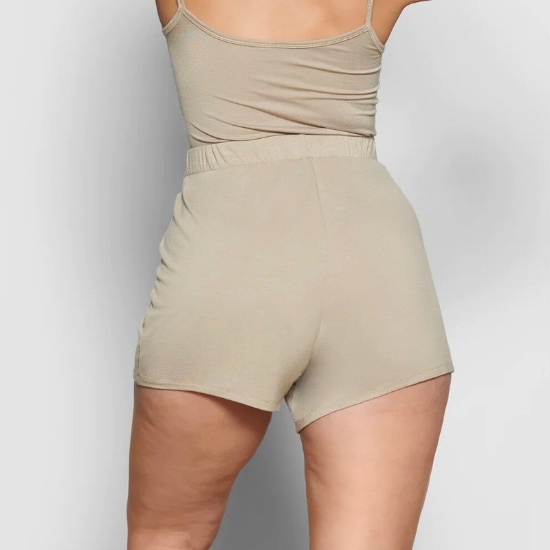 SKIMS Sleep Short Taupe Womens Large