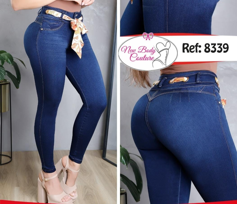 Skinny Jeans Colombianos Bon Bon Up Butt Lifter High Waist Fashion Push Up 8339