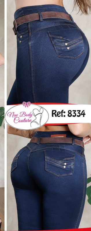 Skinny Jeans Colombianos Bon Bon Up Butt Lifter High Waist Fashion Push Up 8334