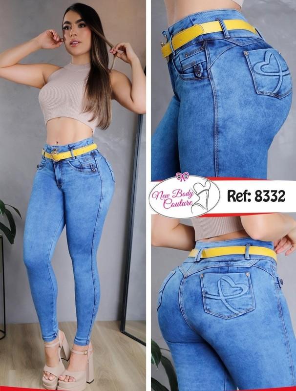 Skinny Jeans colombianos Bon Bon Up butt lifter high waist fashion push up 8332