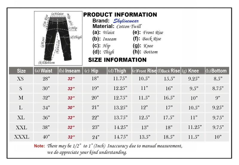 SKYLINEWEARS Women’s 100% Cotton Tactical Pant Camping Hiking Army Cargo Combat