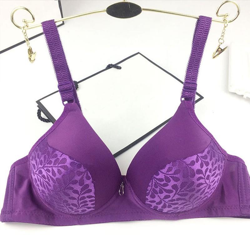 Small-breasted Sexy Womens Brassiere Wireless Push Up Bras Thin Padded Lingerie