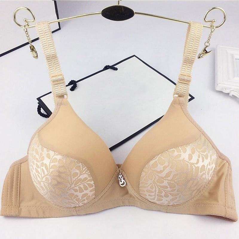 Small-breasted Sexy Womens Brassiere Wireless Push Up Bras Thin Padded Lingerie