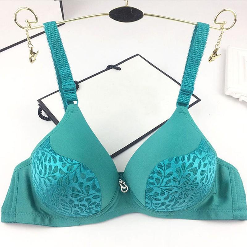 Small-breasted Sexy Womens Brassiere Wireless Push Up Bras Thin Padded Lingerie