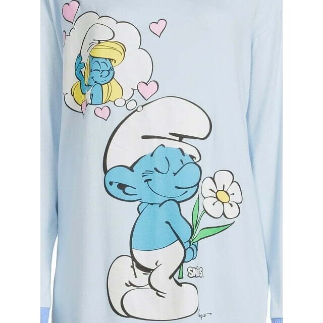 Smurfs Women's Lounger Blue Fair XS S NEW