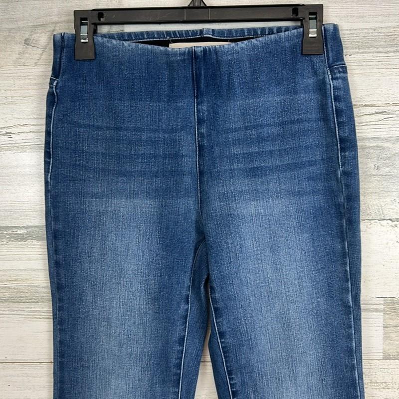 Soft Surroundings Supremely Soft Pull-On Bootcut Denim Elastic Waist Size XSP