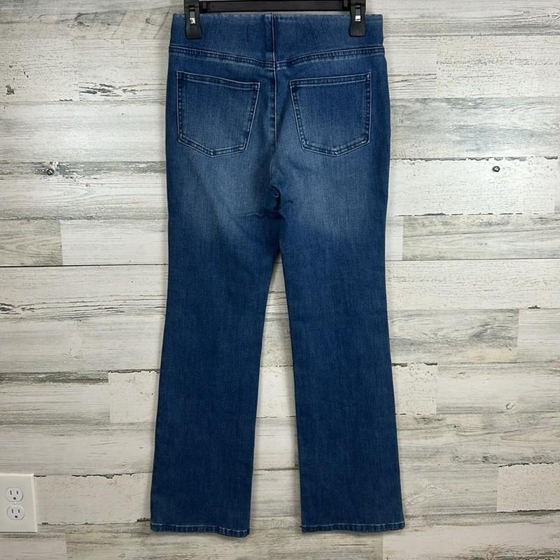 Soft Surroundings Supremely Soft Pull-On Bootcut Denim Elastic Waist Size XSP
