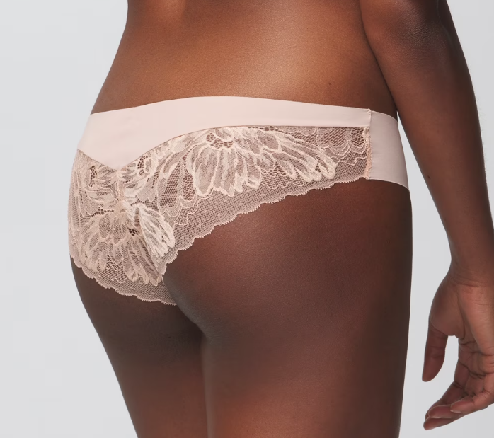 SOMA Almost Bare Cheeky Hipster Panty with Lace Back 60462 Hush Large