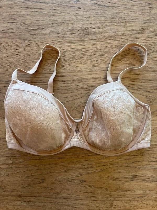 SOMA Intimates Warm Amber Lace 32DD Lightest Lift Perfect Coverage Bra Underwire