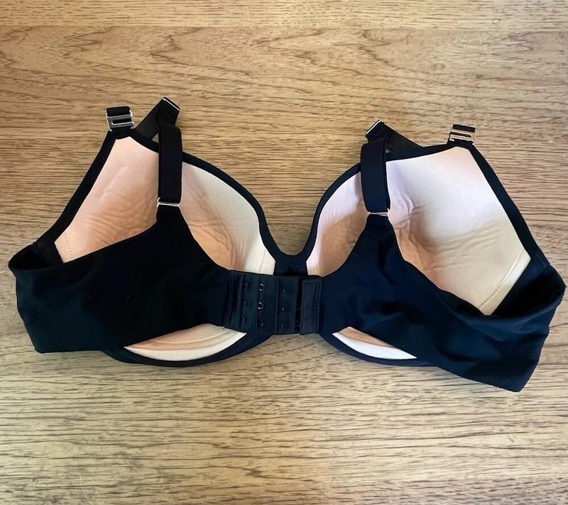SOMA Pure Black Solid 40DD Bodify Perfect Coverage Lightly Lined Bra
