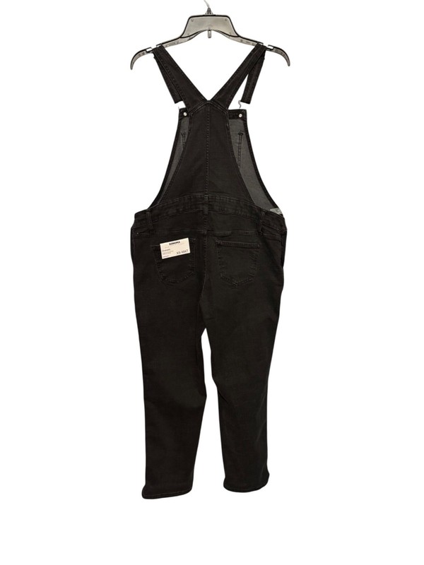 Sonoma Black Maternity Overalls XS Straight Leg Cotton Adjustable Straps