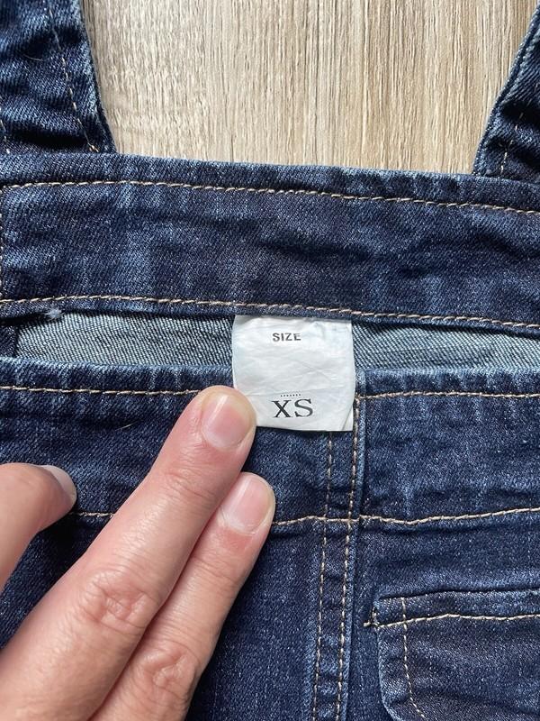 Soojun Denim Bib Overalls Women’s Extra Small Denim Baggy 90’s Street Wear XS