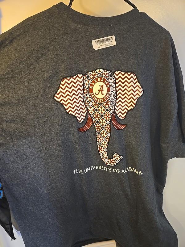 Southern Couture Alabama Crimson Tide Elephant Women Classic Fit T-Shirt 3XL