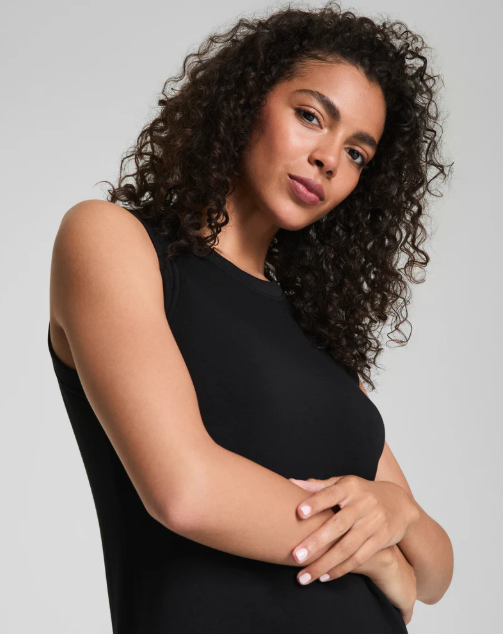 SPANX AirEssentials® Maxi Tank Dress - Very Black - SALE OFF