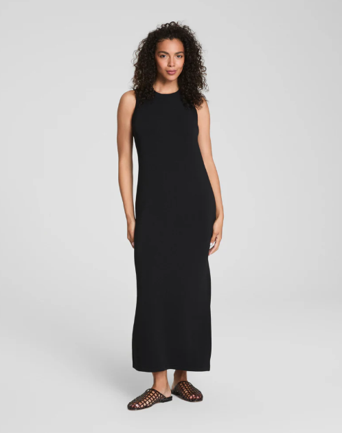 SPANX AirEssentials® Maxi Tank Dress - Very Black - SALE OFF