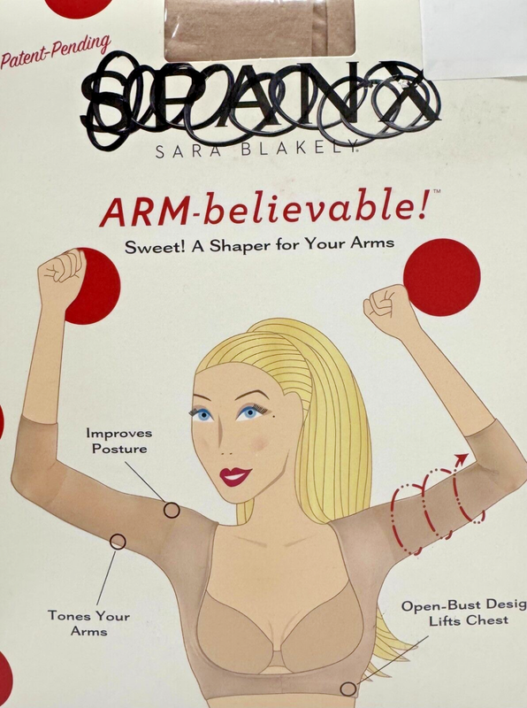 SPANX ARM-Believable Arm Firming Shapewear Open-Bust Design Mesh Vents