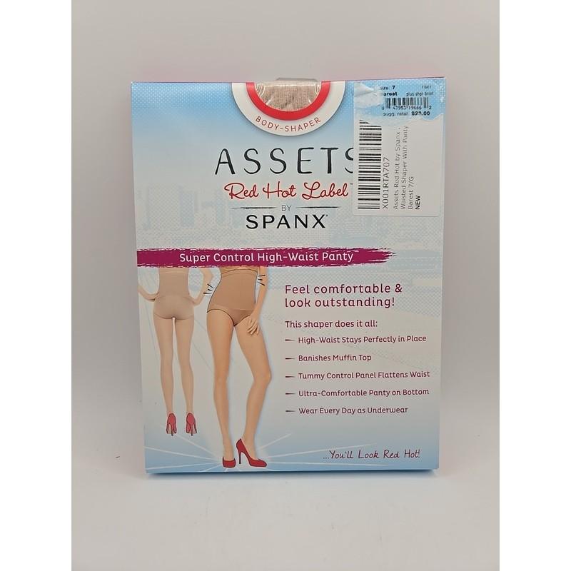 SPANX Assets Red Hot Label Super Control High Waist Panty Brief Size 7 G Barest