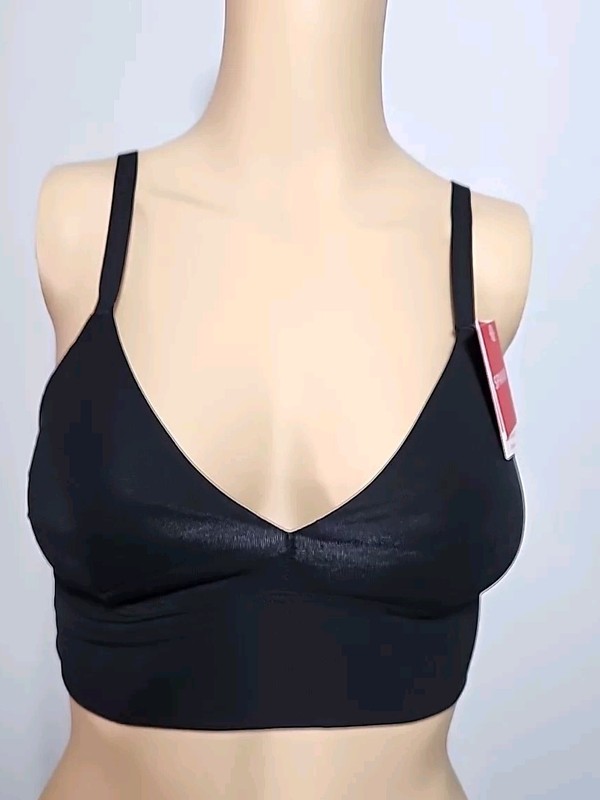 SPANX Cotton Comfort Bralette Size S Very Black