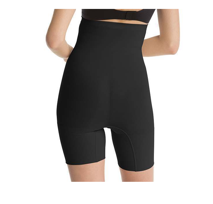 Spanx High-Waisted Power Shorts Tummy Control 2745 Very Black Size M