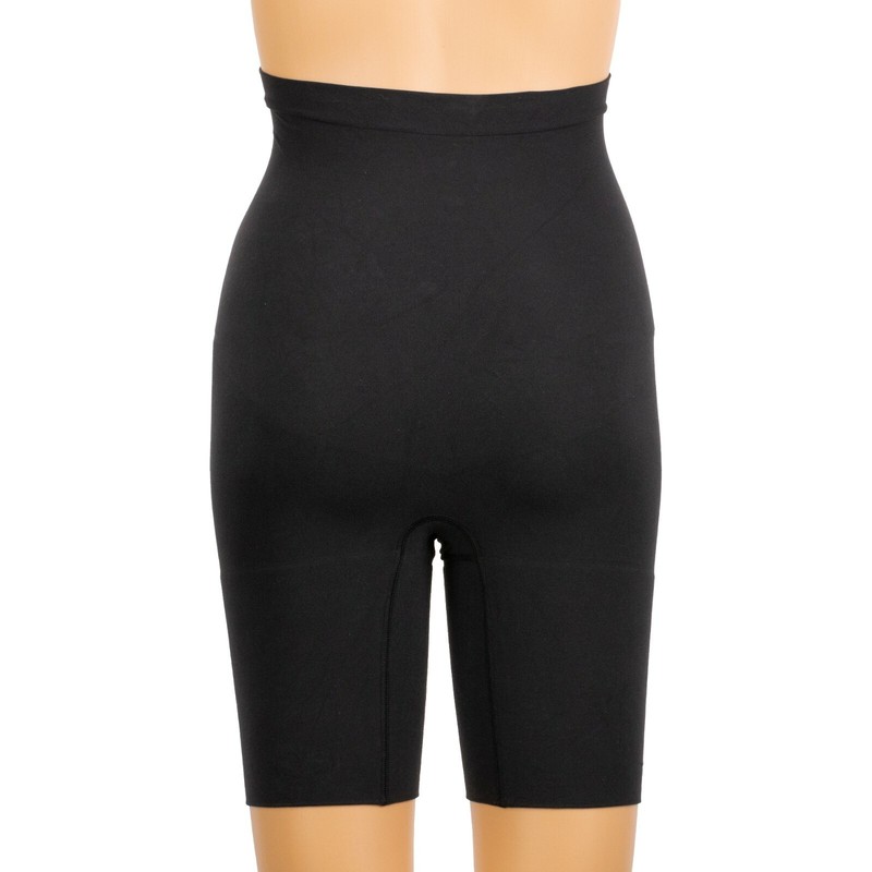 Spanx High-Waisted Power Shorts Tummy Control 2745 Very Black Size M