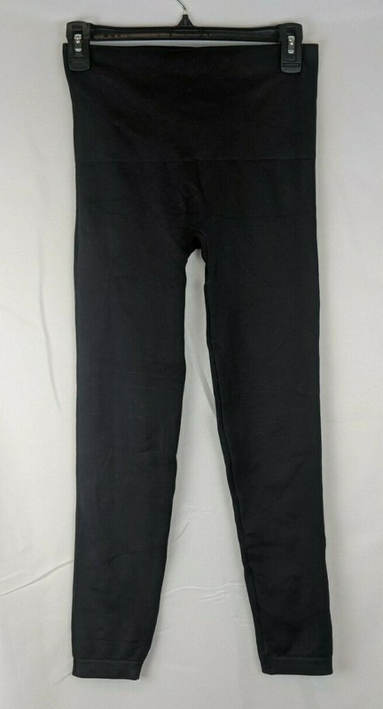 Spanx LOOK At Me Now Seamless Leggings Fl3515 Women's L Black 13651 / 13900