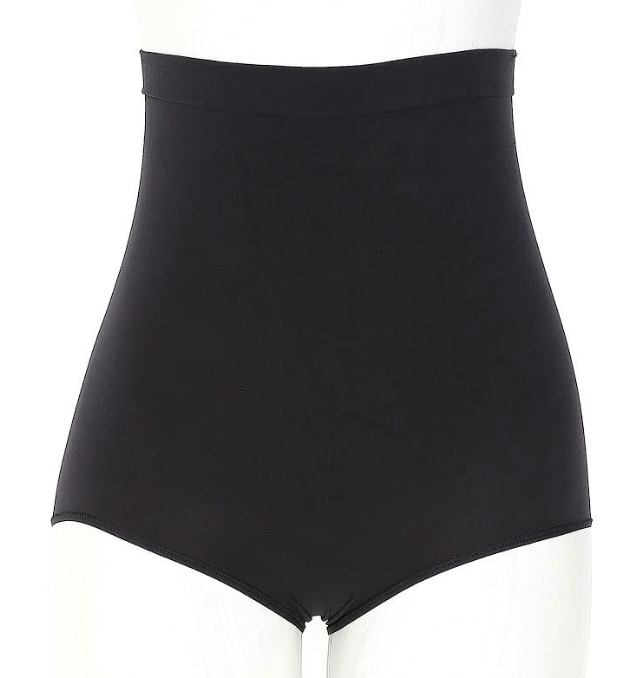 Spanx S1056 Higher Power Shaper Black High Waist Panties Women's Size 3X
