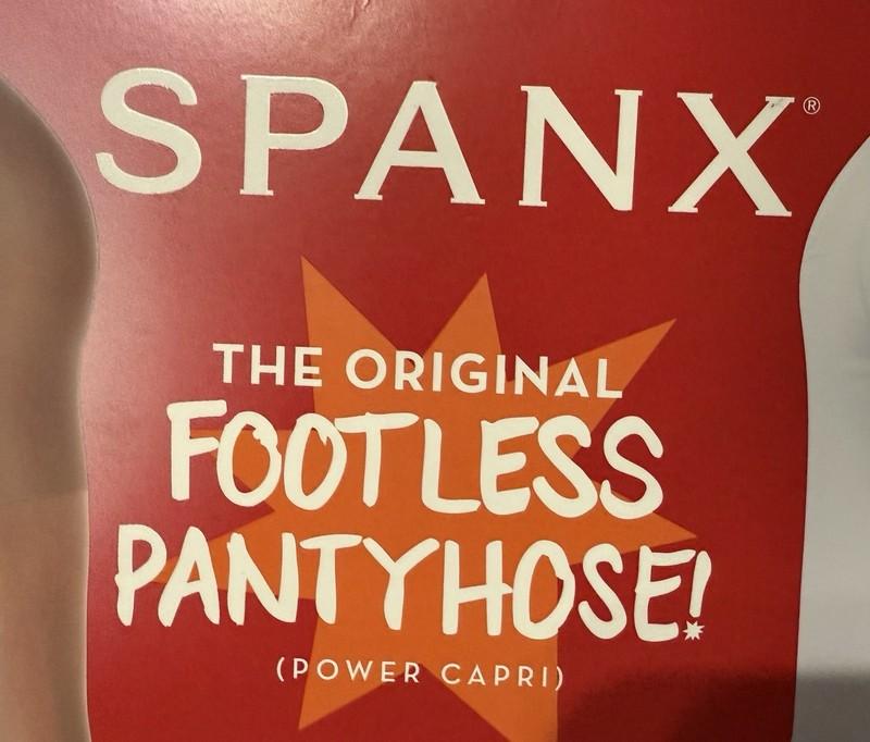SPANX Women’s Original Footless Pantyhose High Waisted Power Capri Size B Nude