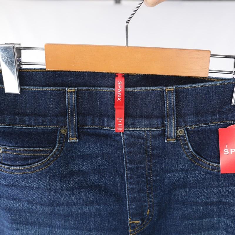 Spanx Womens Jeans Ankle Skinny High Rise Blue Midnight Shade NWT
