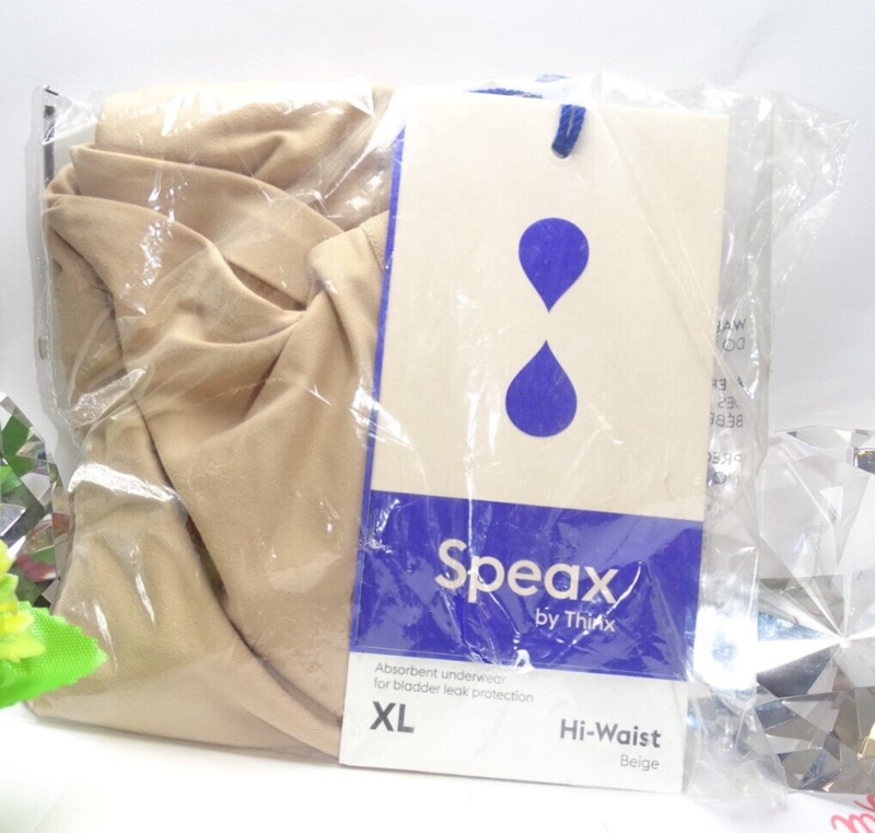Speax by Thinx Women's beige hi-waist Absorbent Underwear Size XL