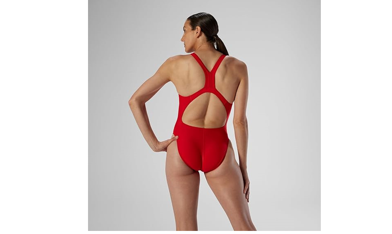 Speedo Women's Standard Swimsuit One Piece Prolt Super Pro Solid RED Multi Size