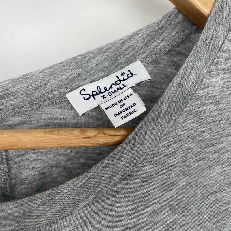 Splendid Jumpsuit Women's XS Gray & Black Pima Cotton Quiet Luxury Minimalist