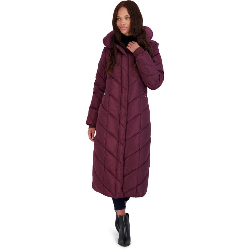 Steve Madden Women's Long Maxi Winter Puffer Coat