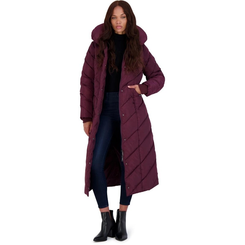 Steve Madden Women's Long Maxi Winter Puffer Coat
