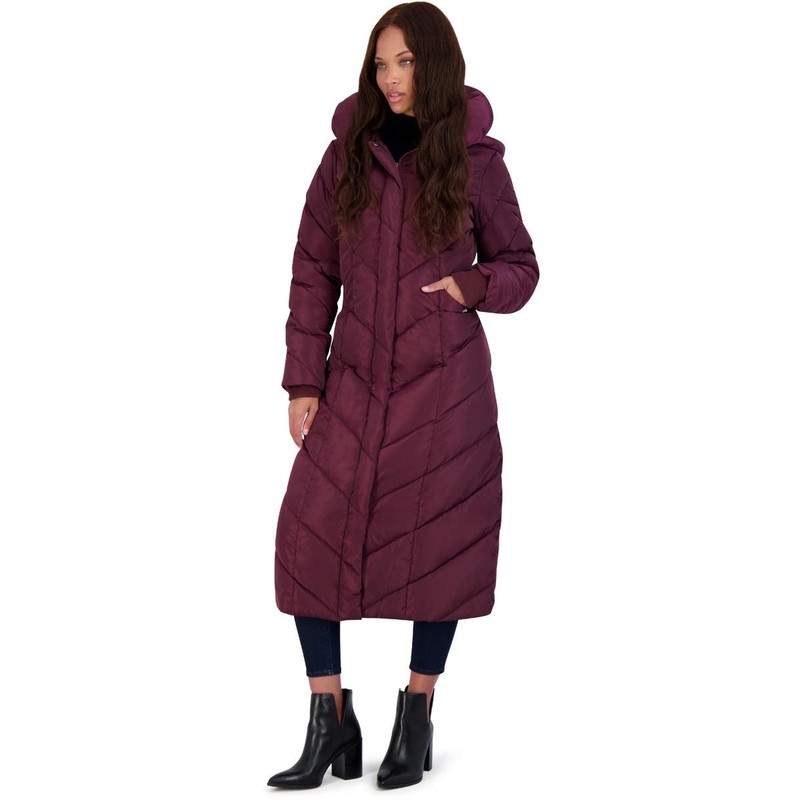 Steve Madden Women's Long Maxi Winter Puffer Coat