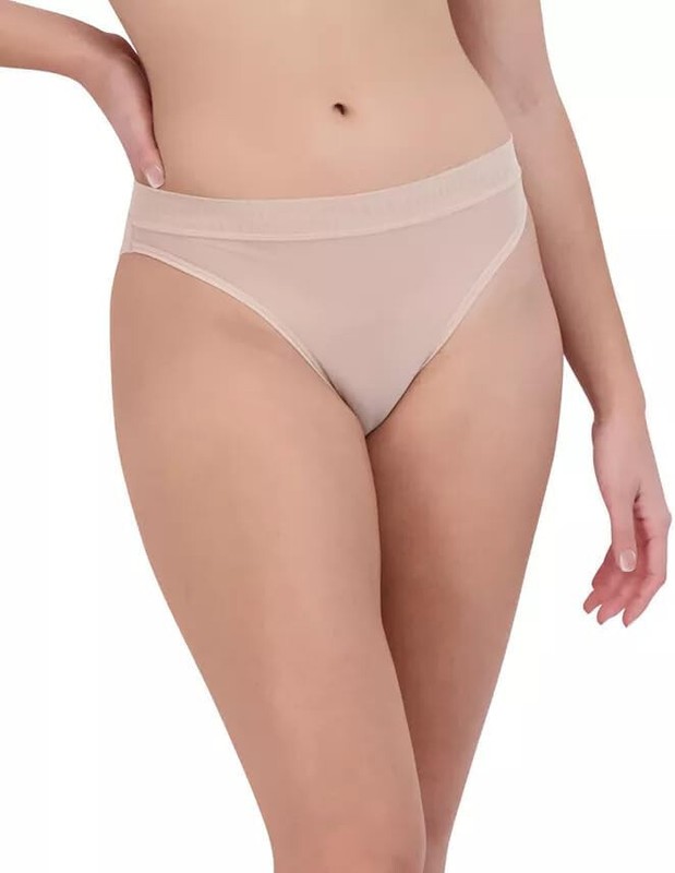 Steve Madden Women’s Mesh High-Leg Thong Underwear Rose Dust Large