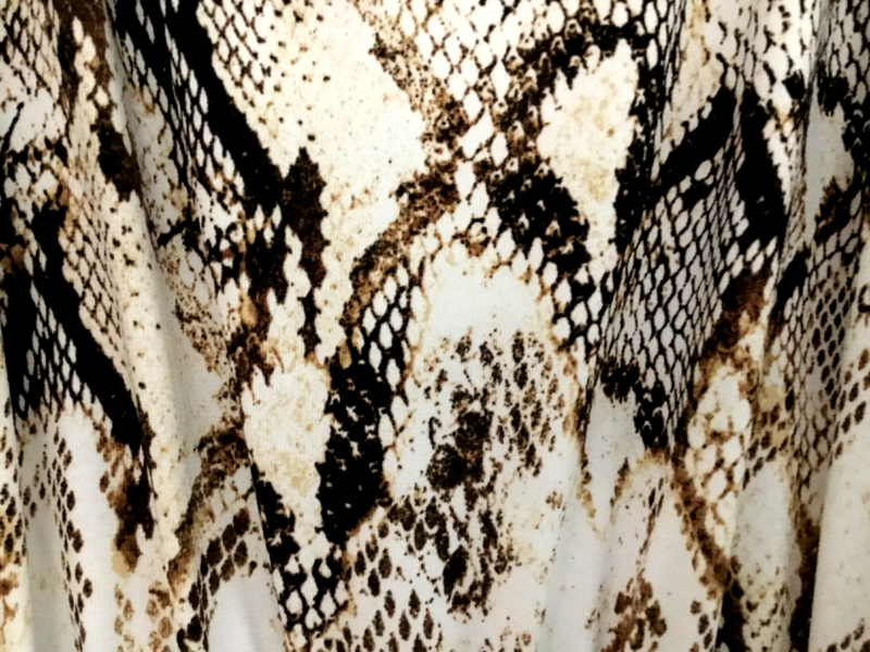 Studio By JPR Animal Print Wide Leg Sleeveless Stretch Jumpsuit M