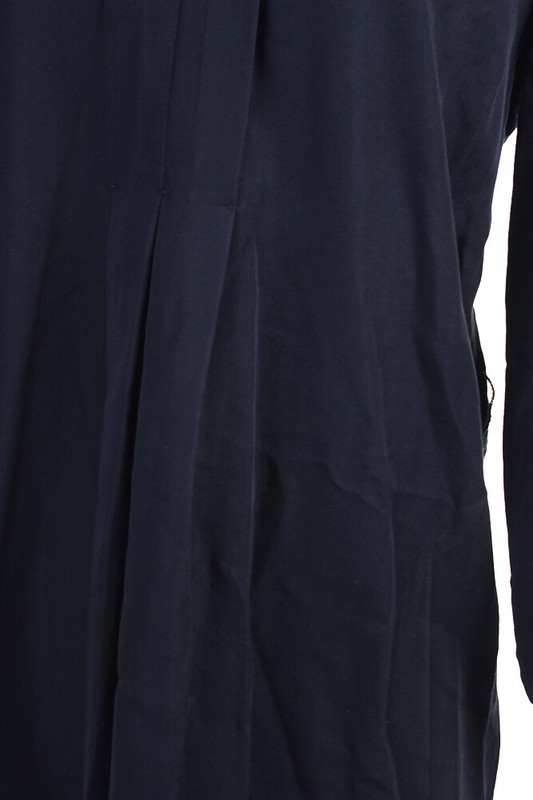 Studio M Navy Twill Jersey Shirtdress XS DBFL