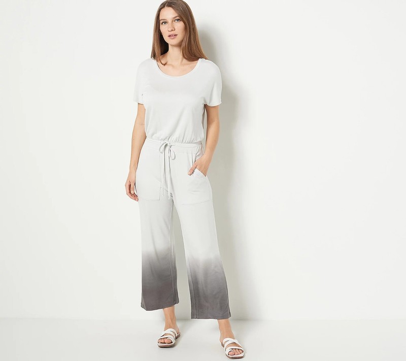 Studio Park X Kerstin Lindquist Reg Week Away Jumpsuit - Stone (Sz 1X) A504029 '