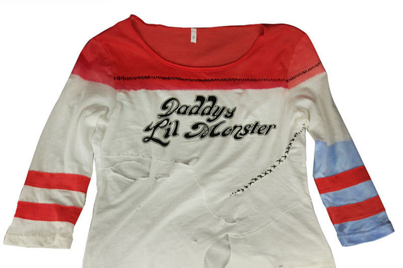 Suicide Squad Cosplay Harley Quinn T-shirt ~Daddy's Lil Monster Shirt Costume