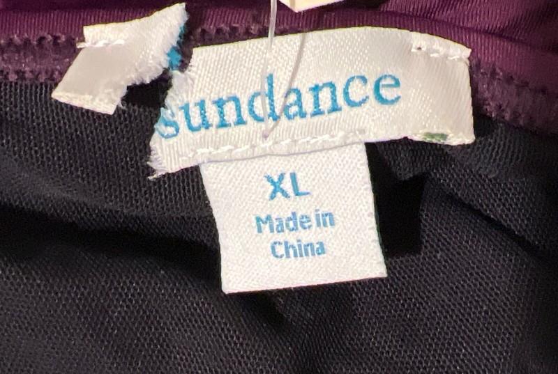 Sundance Catalog Purple Padded Bra “Marilyn” One Piece Swimsuit Size XL $128