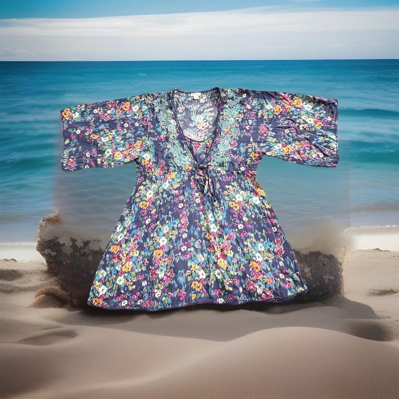 Sundance Women’s Mini Dress Size S Boho Hippie Embroidered Artsy Travel 2 Piece