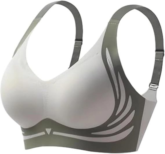 Super Gather Bra for Women Wireless Push-Up Bra Soft Comfortable Gather Bras