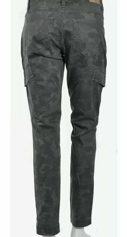 Supplies By Union Bay Skinny Camo Cargo Jeans Charcoal Grey Size 8