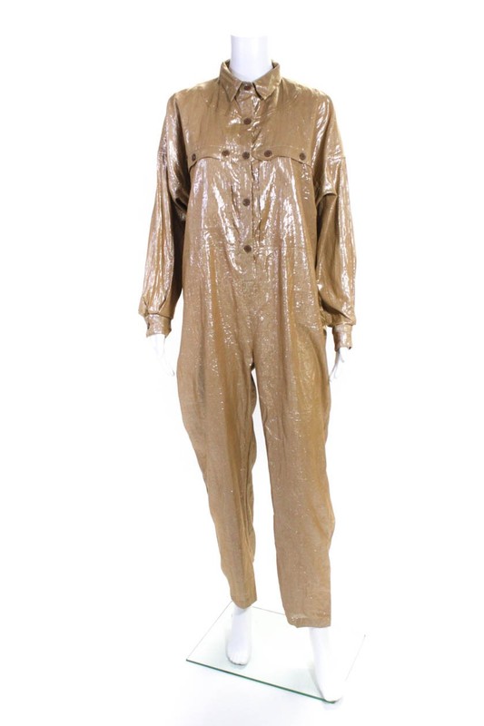 Suzie Kondi Womens Lurex Jumpsuit SS20 Teddy Size XS/S