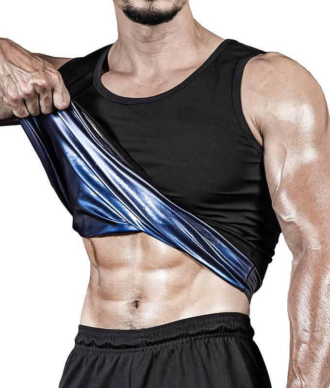 Sweat Body Shaper Sauna Vest Waist Trainer Shapewear Workout Tank Top Fat Burner