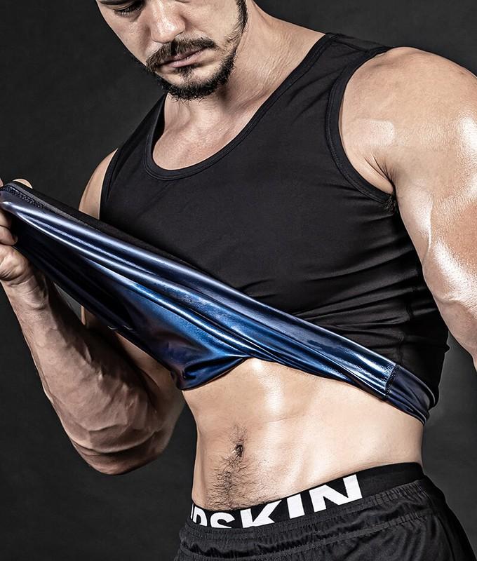 Sweat Body Shaper Sauna Vest Waist Trainer Shapewear Workout Tank Top Fat Burner