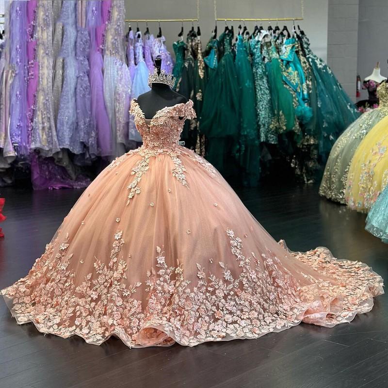 Sweet 1516 Quinceanera Dresses Vestidos De 15 Años Floral For Girl Ball Gown