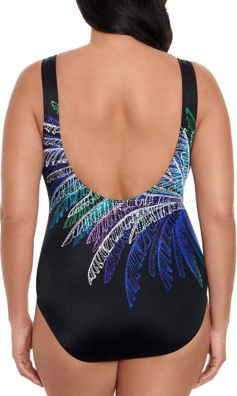 Swim Solutions Women's Firework Print One-Piece Swimsuit New